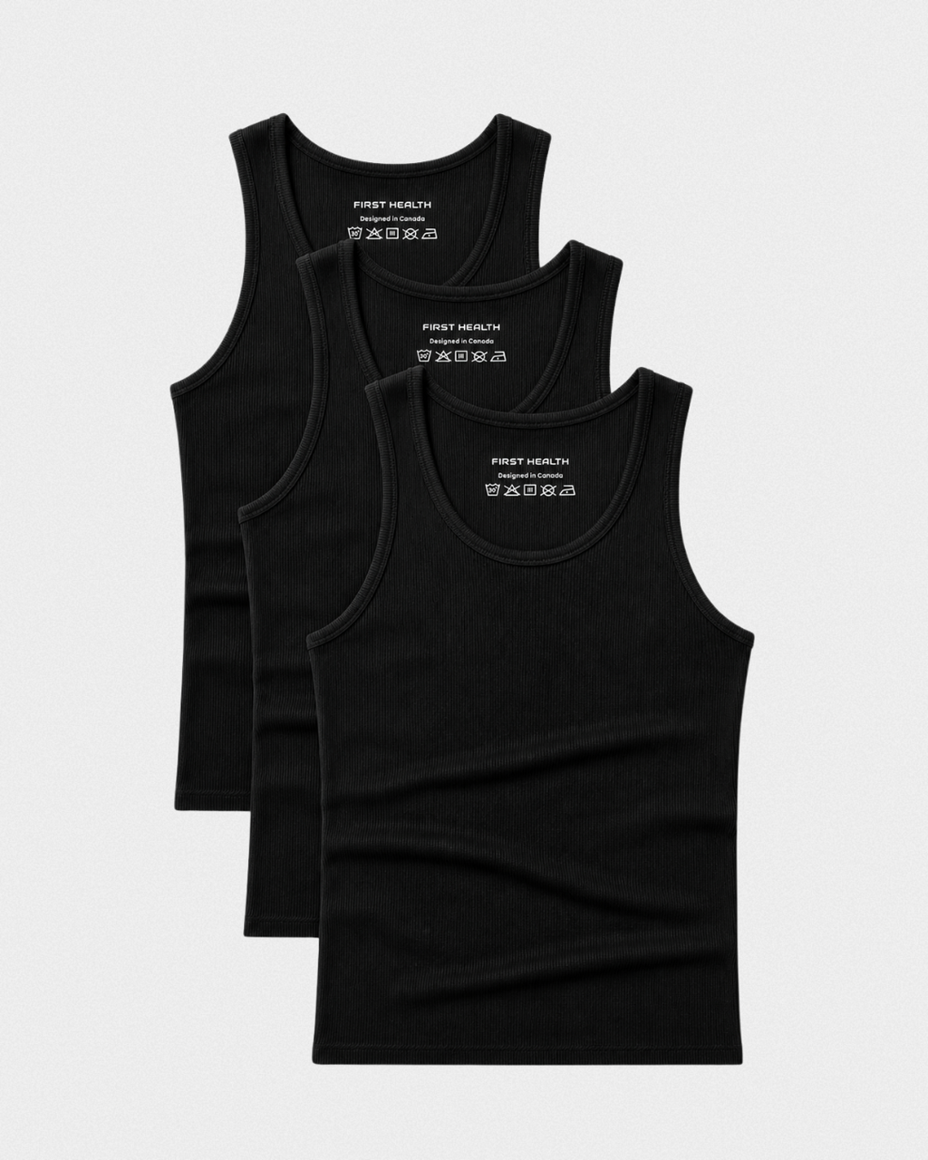 Ultra-Soft Ribbed Cotton Tank 3 Pack