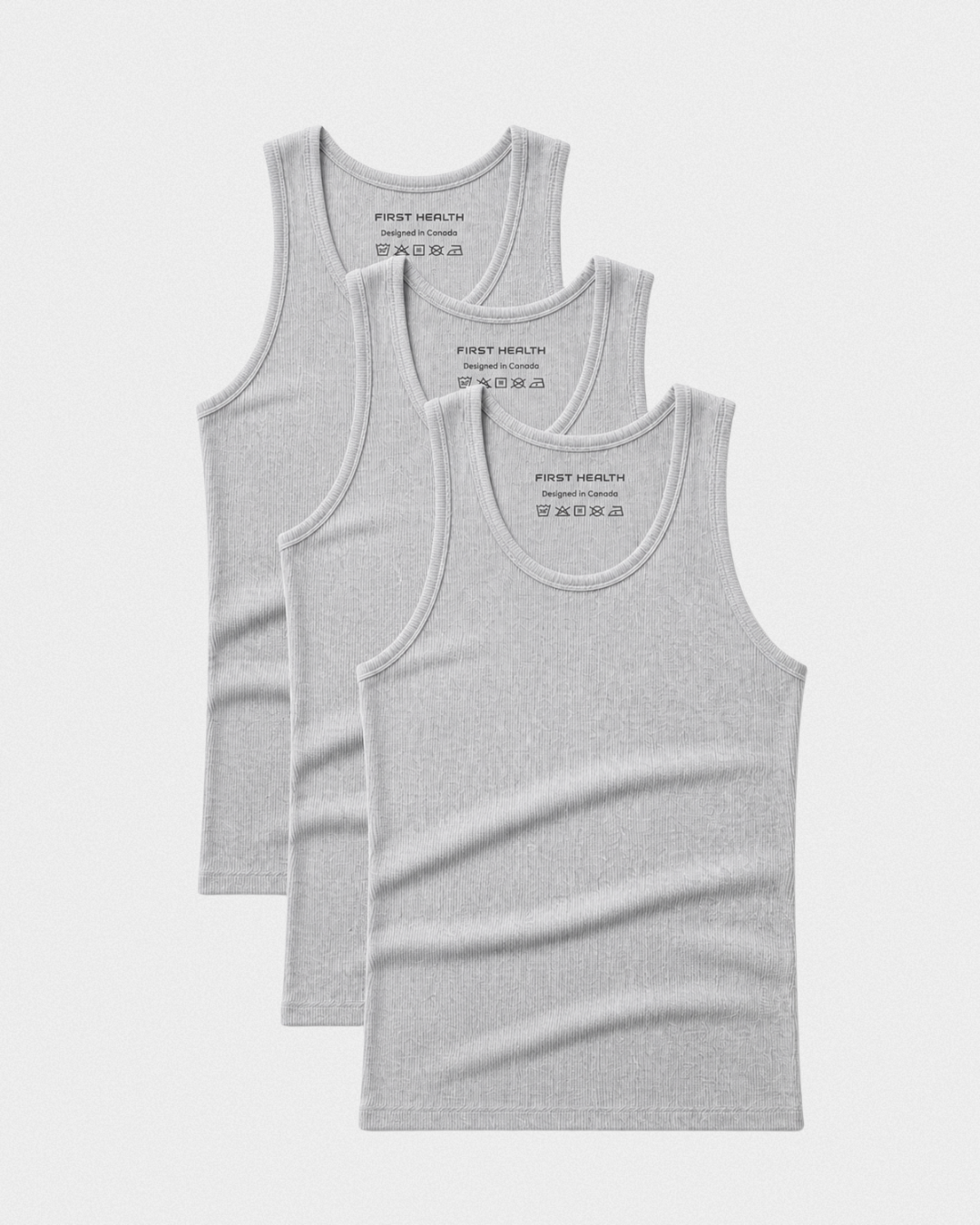 Ultra-Soft Ribbed Cotton Tank 3 Pack